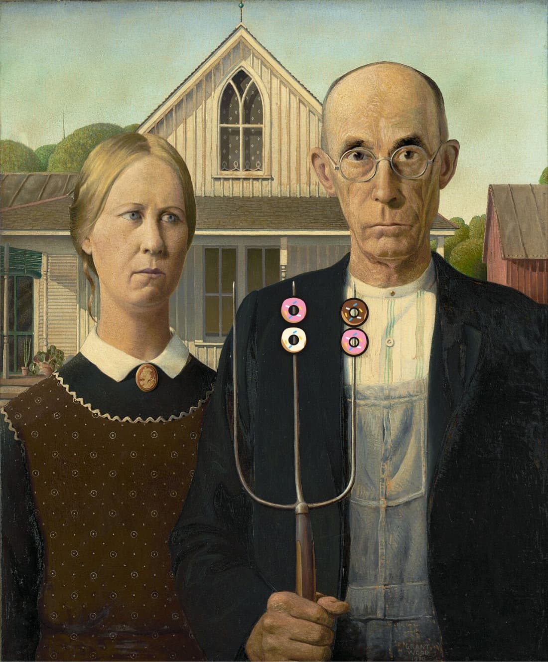 Grant Wood, American Breakfast