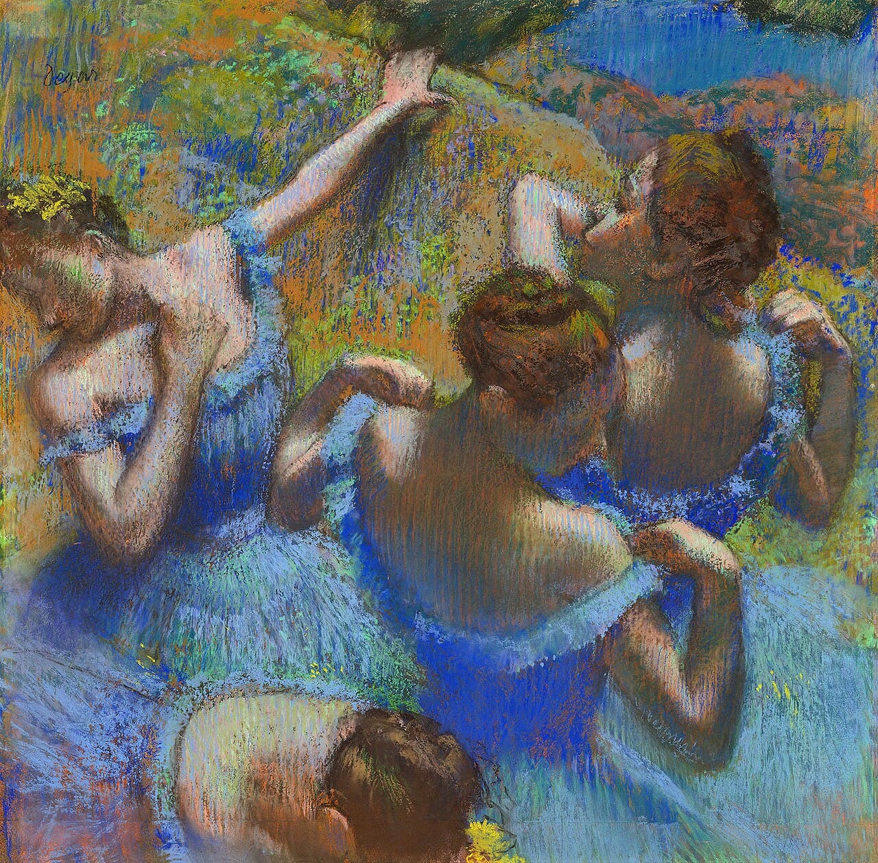 Edgar Degas, Mavi Dansçılar