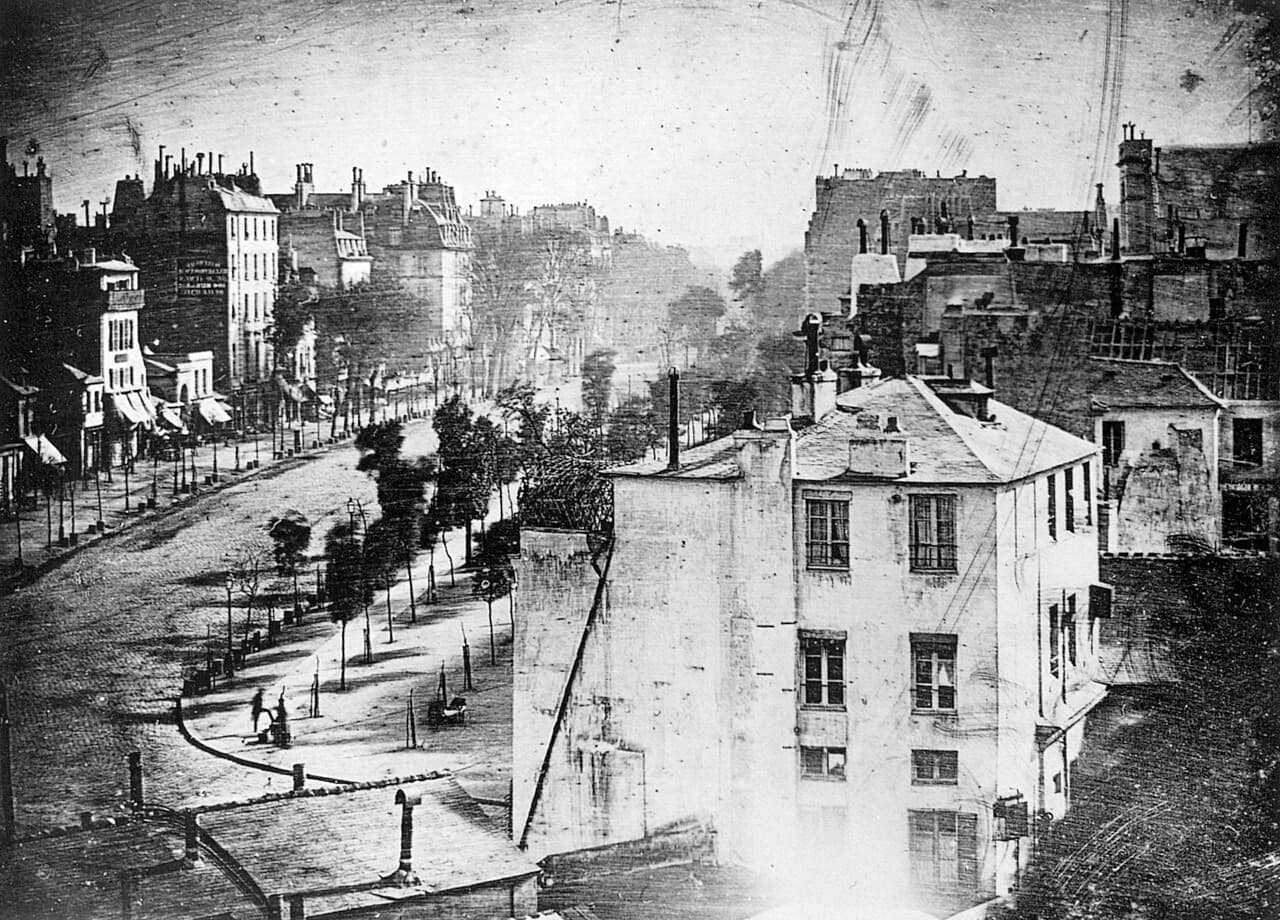 Louis Daguerre, Temple Bulvarı