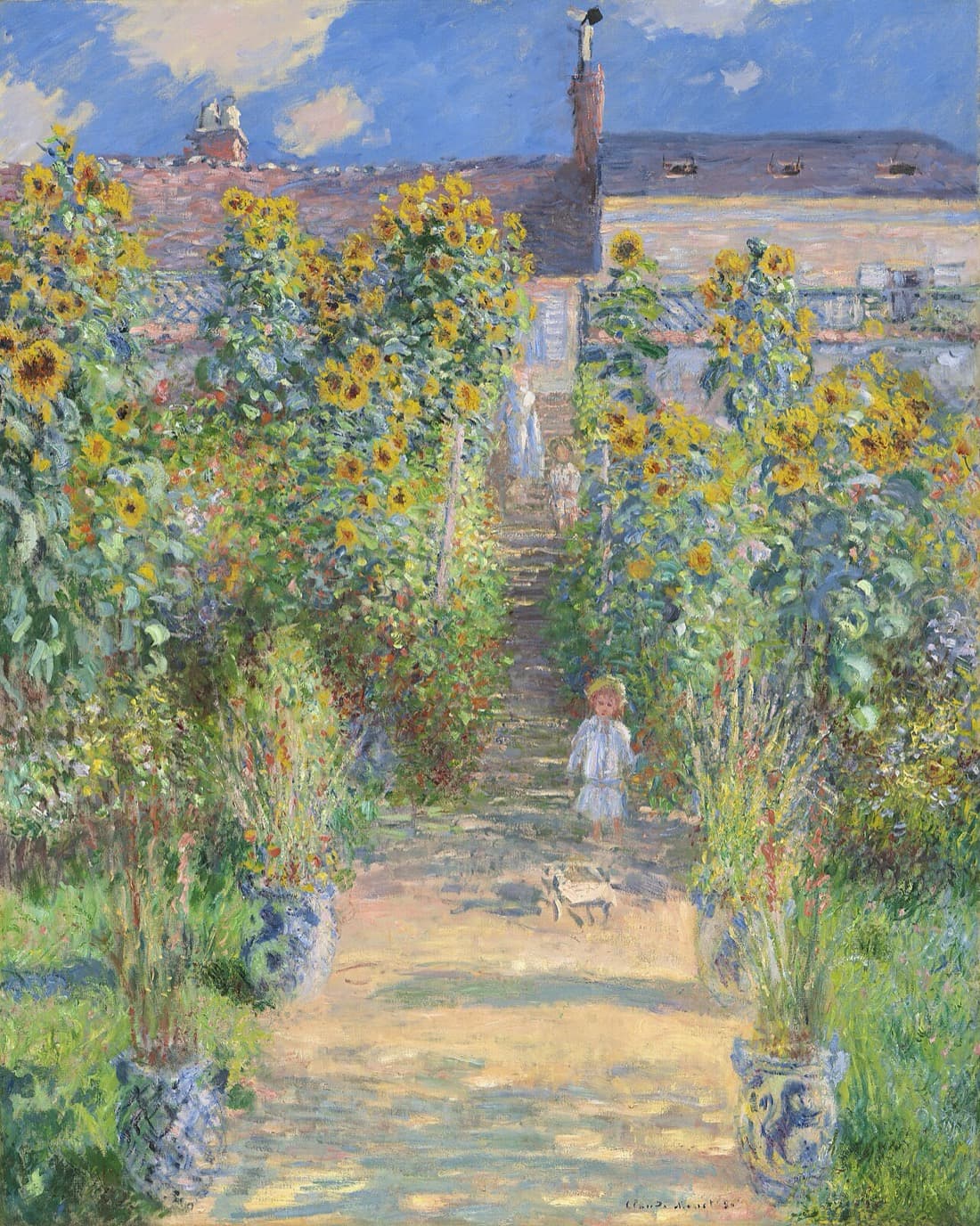 Claude Monet, Ressamın Vétheuil’deki Bahçesi
