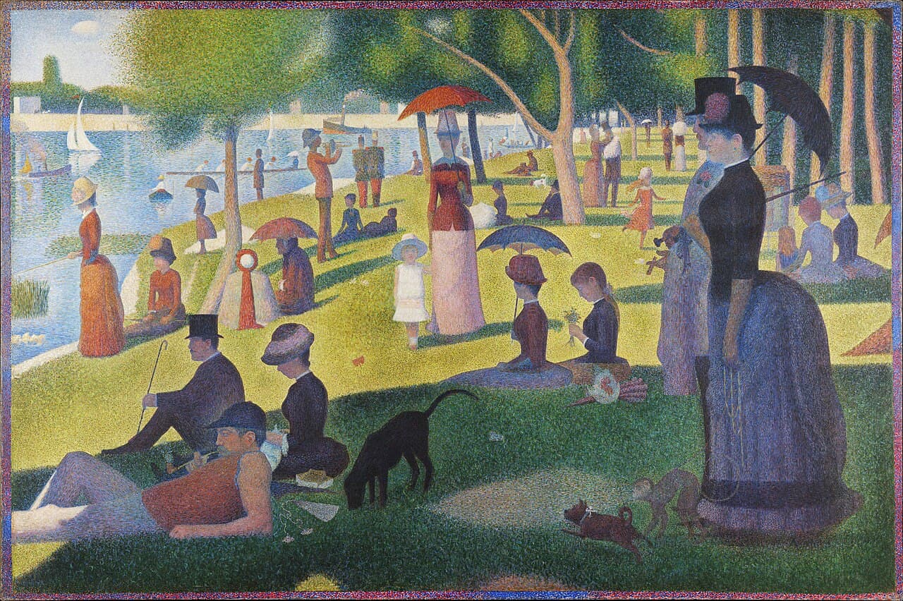Georges Seurat, Grande Jatte Adası’nda Bir Pazar Öğleden Sonrası