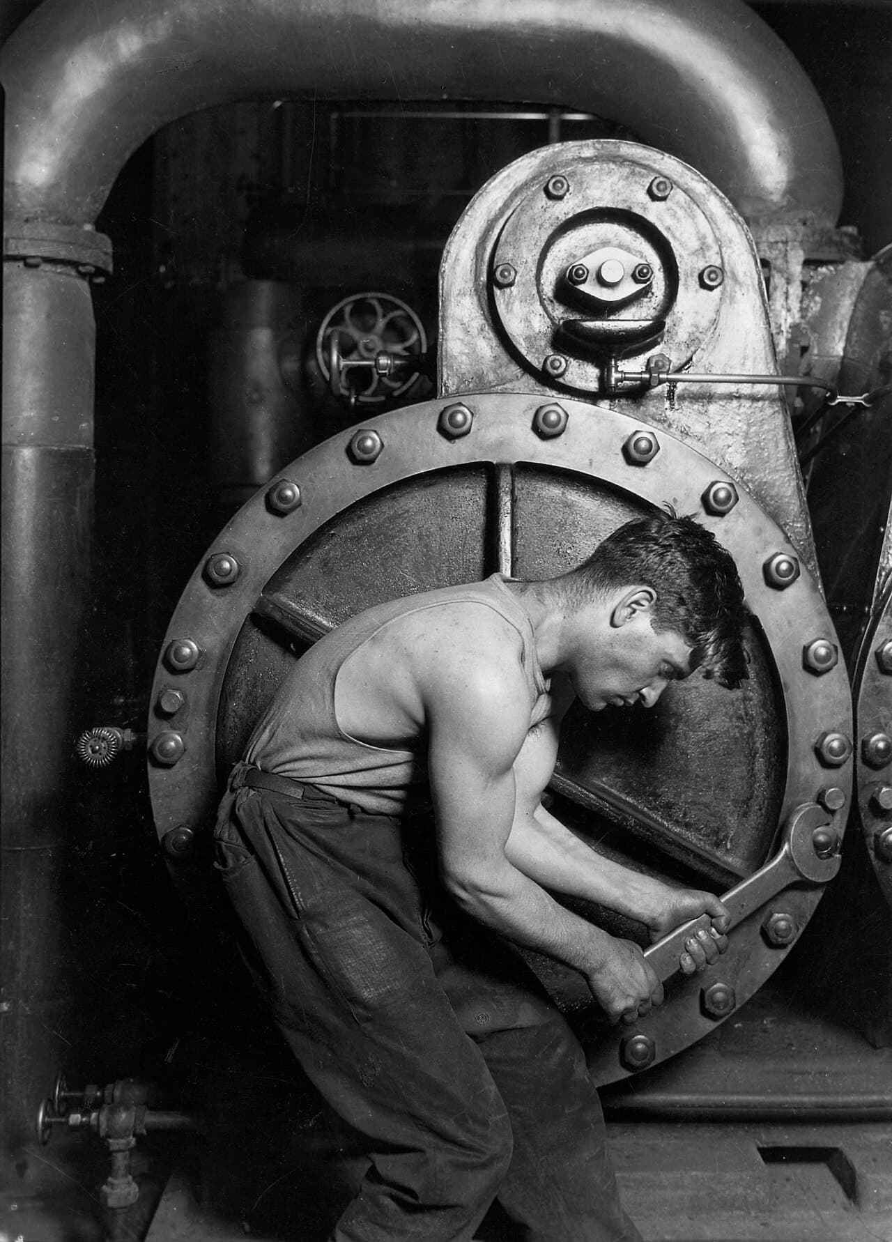 Lewis Hine, Power House Mechanic
