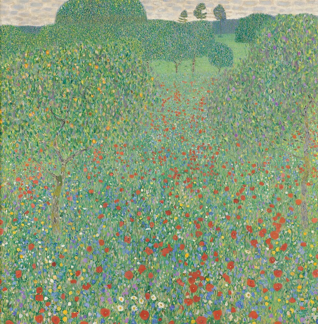 Gustav Klimt, Poppy Field