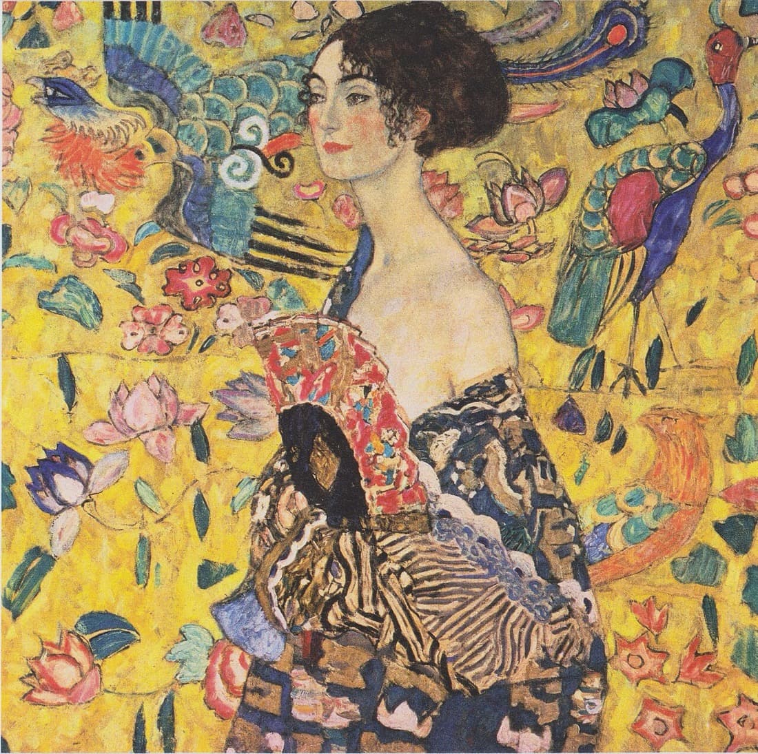 Gustav Klimt, Lady with a Fan