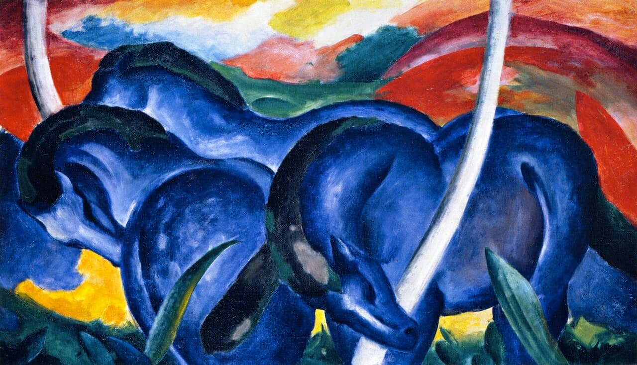 Franz Marc, Büyük Mavi Atlar