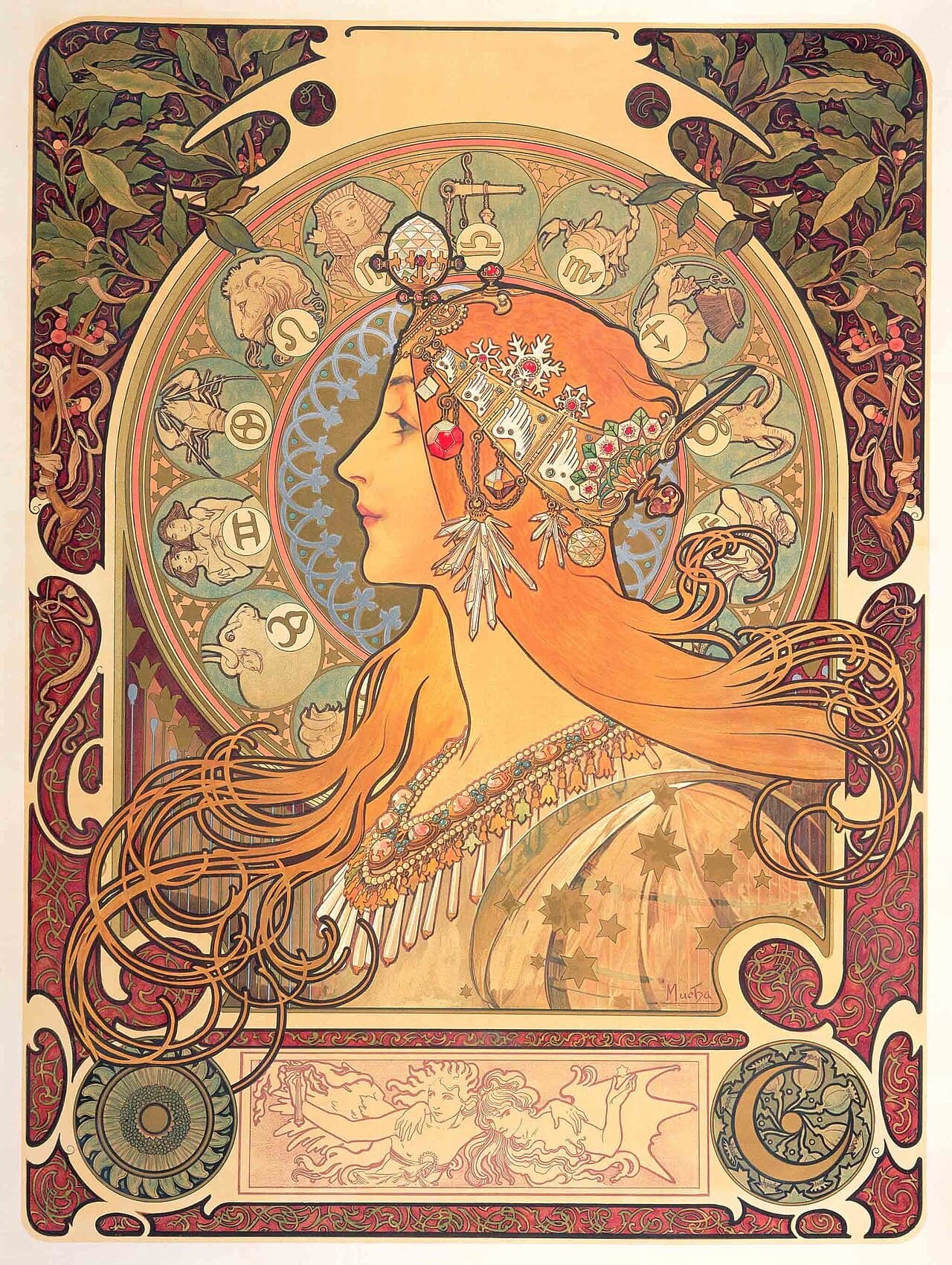 Alphonse Mucha, Zodiac