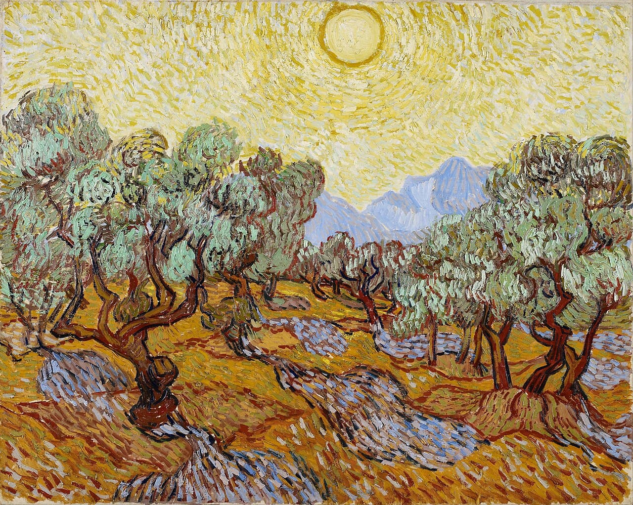 Vincent van Gogh, Zeytin Ağaçları