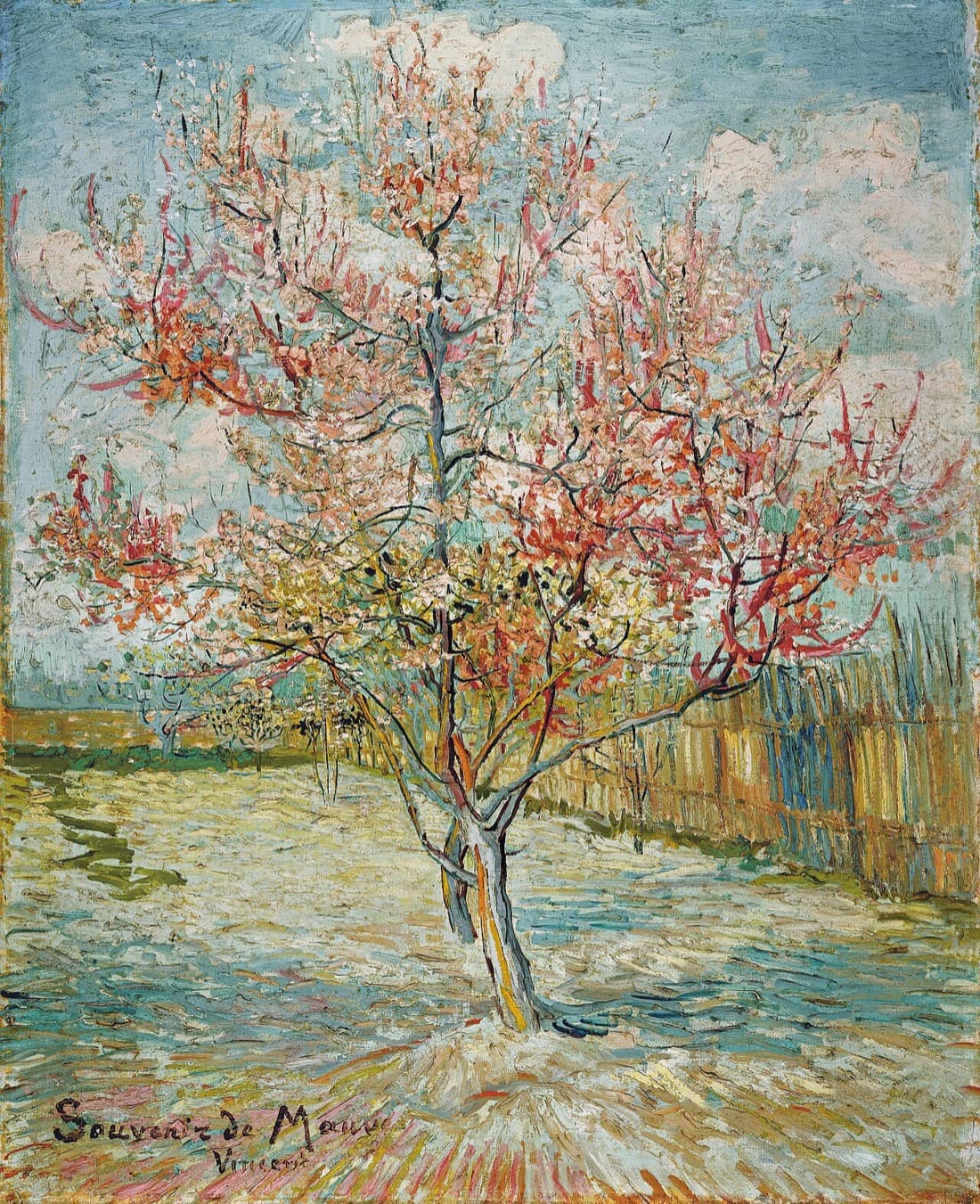 Vincent van Gogh, Pink Peach Trees (Souvenir de Mauve)