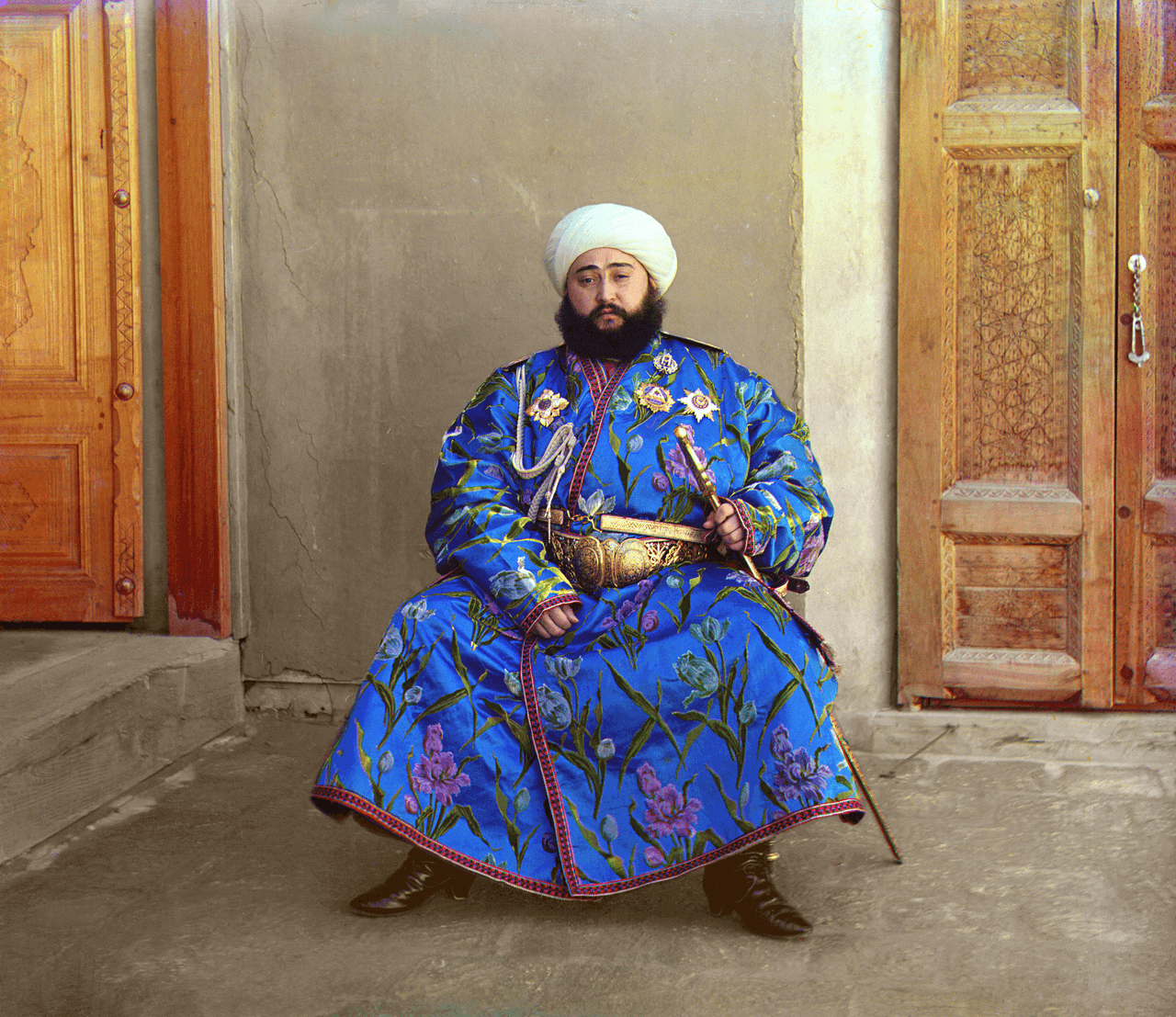 Sergey Prokudin-Gorsky, Alim Khan, Emir of Bukhara