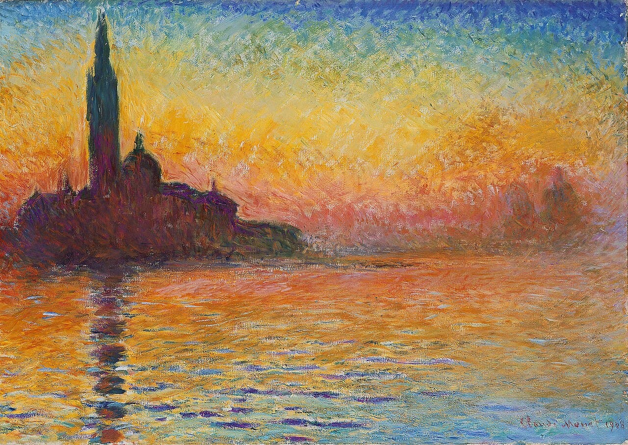 Claude Monet, San Giorgio Maggiore at Dusk
