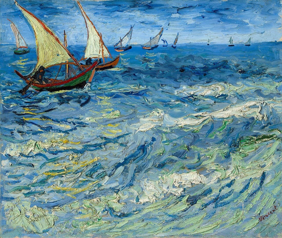 Vincent van Gogh, Seascape at Saintes-Maries