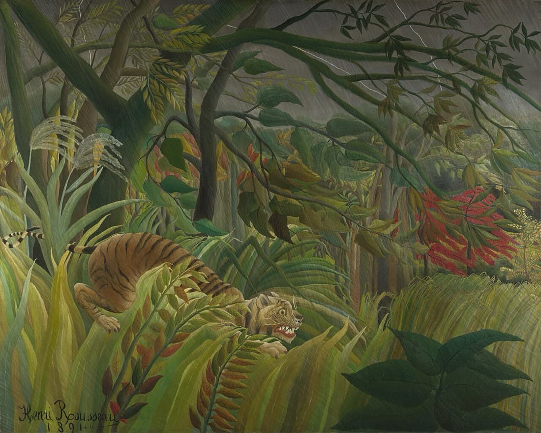 Henri Rousseau, Sürpriz! (Tropik Fırtınada Kaplan)