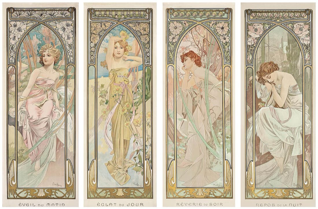 Alphonse Mucha, The Times of the Day