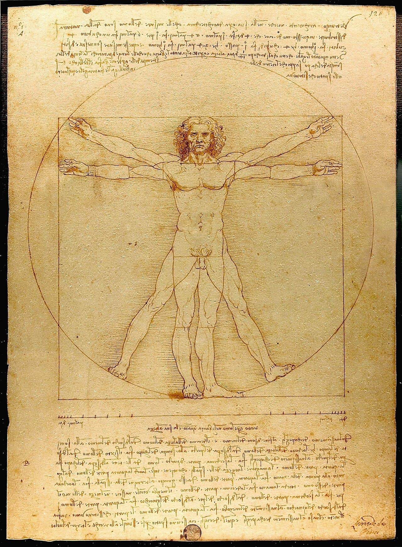 Leonardo da Vinci, Vitruvius Adamı