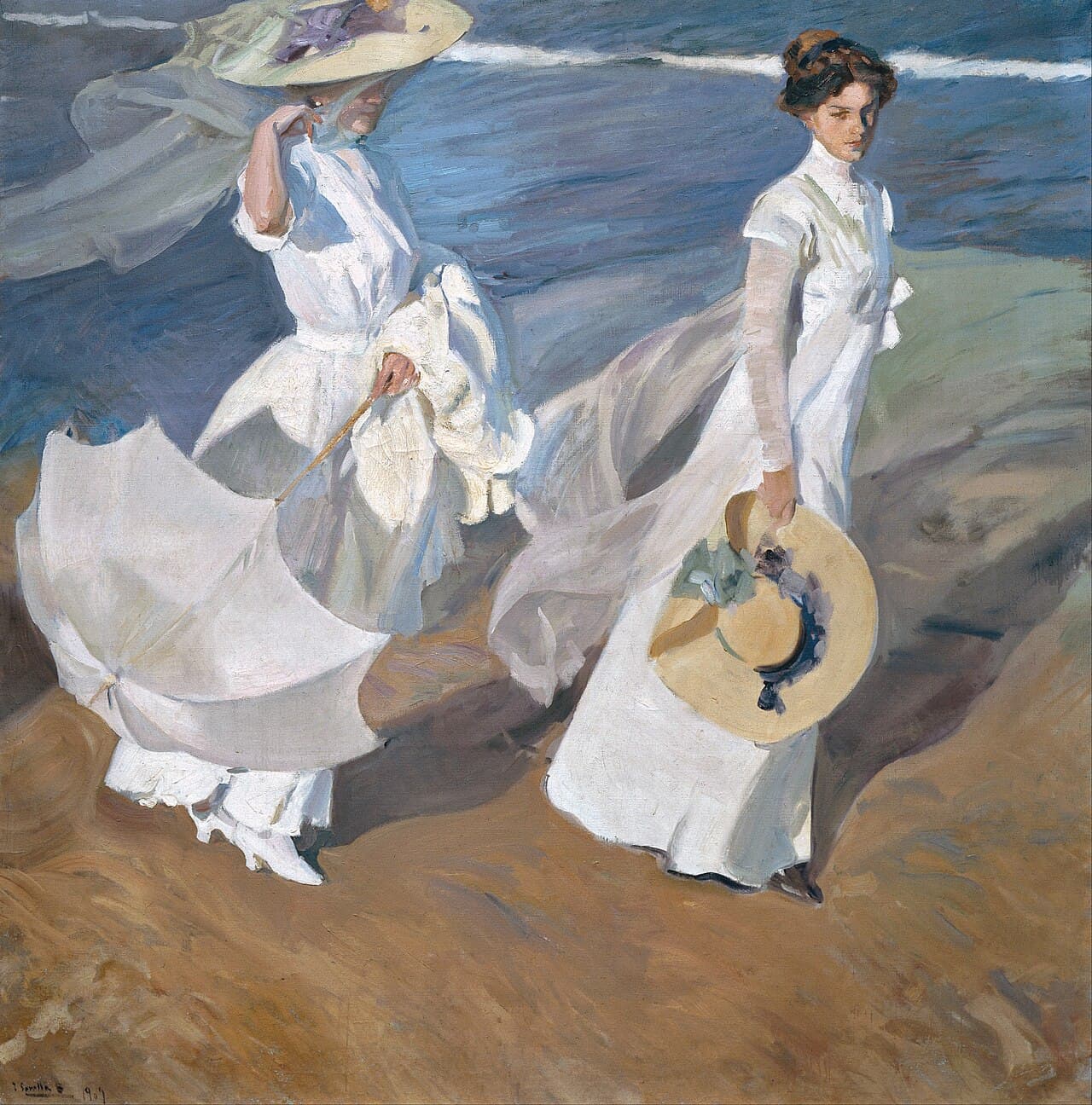 Joaquín Sorolla, Kıyıda Yürüyüş