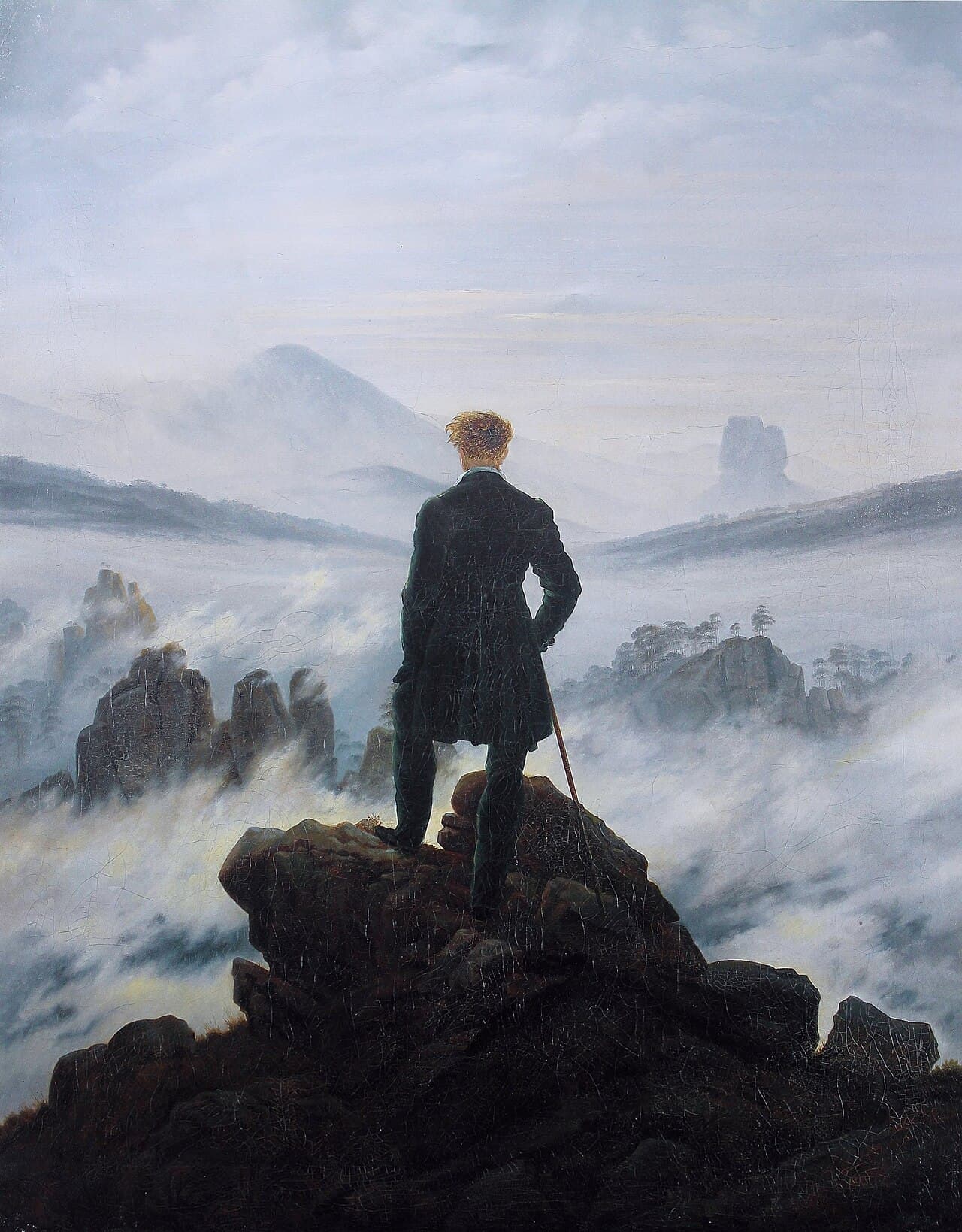 Caspar David Friedrich, Sis Denizinin Üzerindeki Gezgin