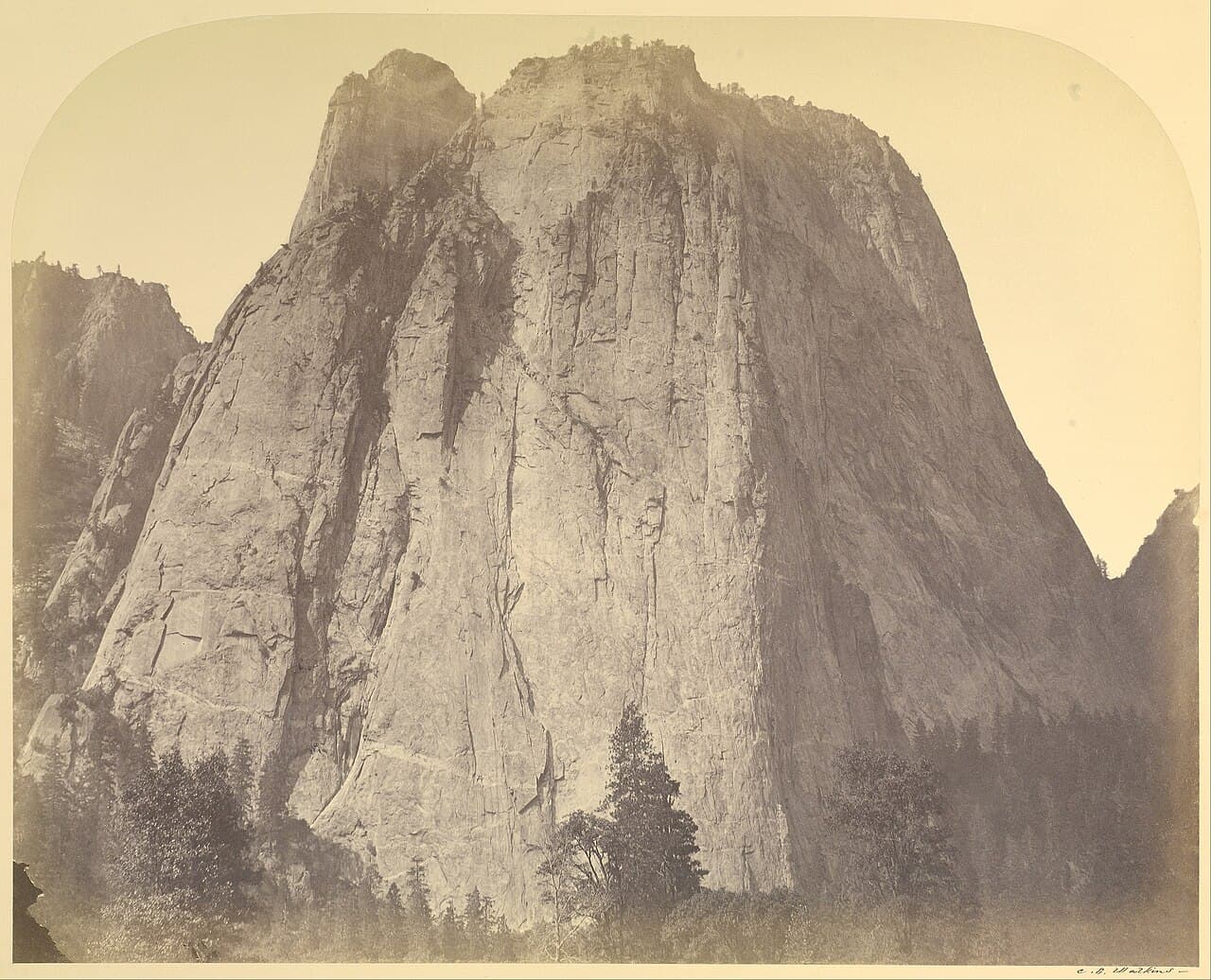 Carleton Watkins, Cathedral Rock, Yosemite