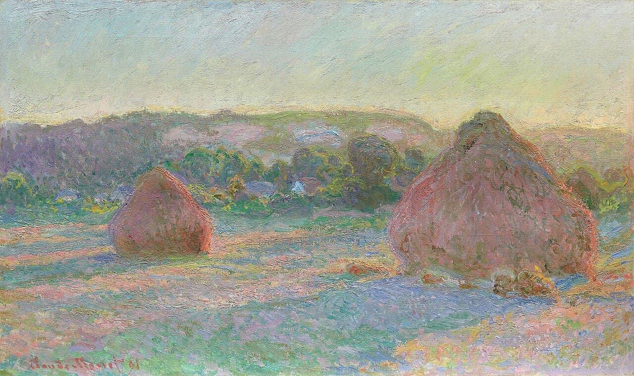 Claude Monet, Buğday Yığınları (Yaz Sonu)
