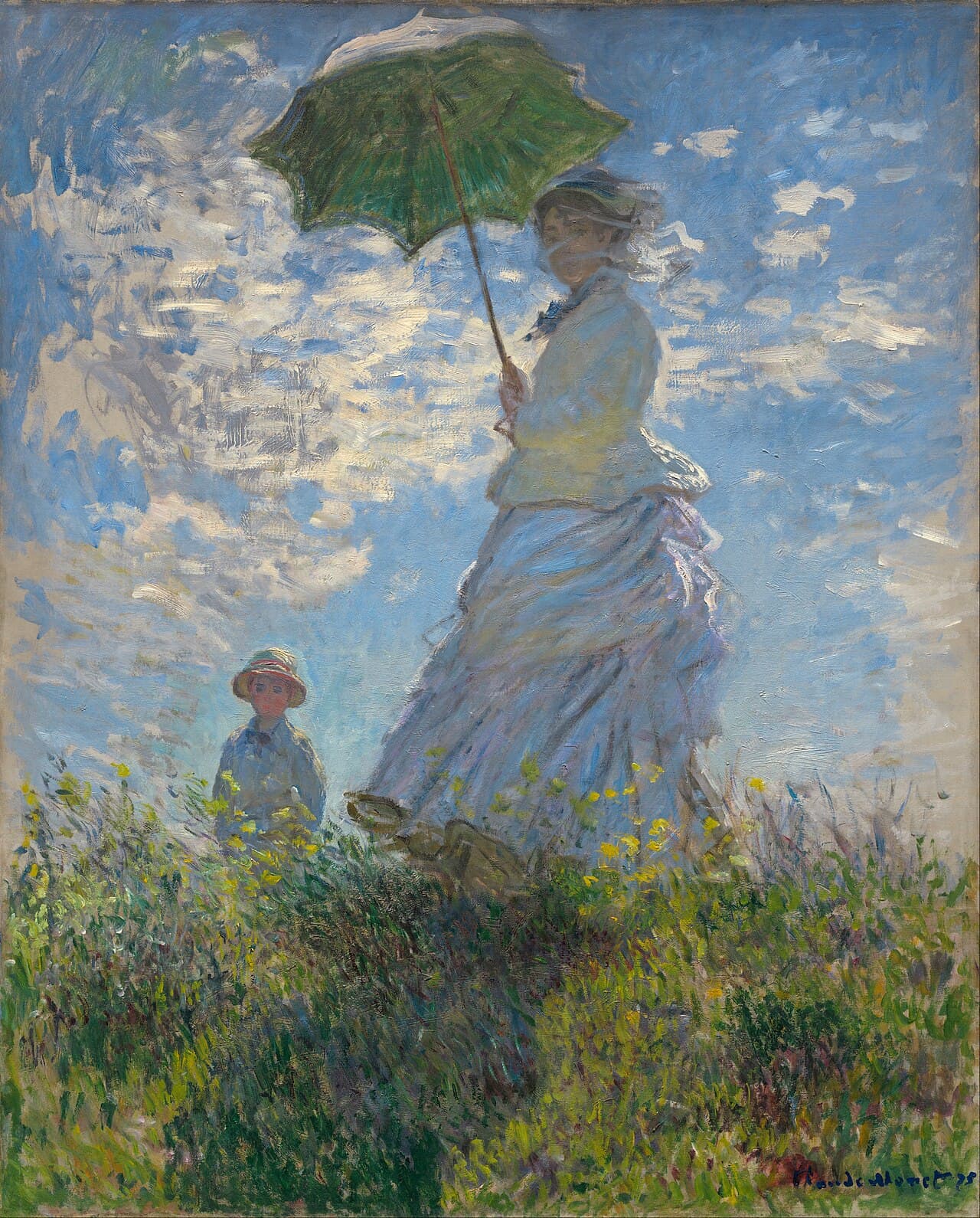 Claude Monet, Woman with a Parasol